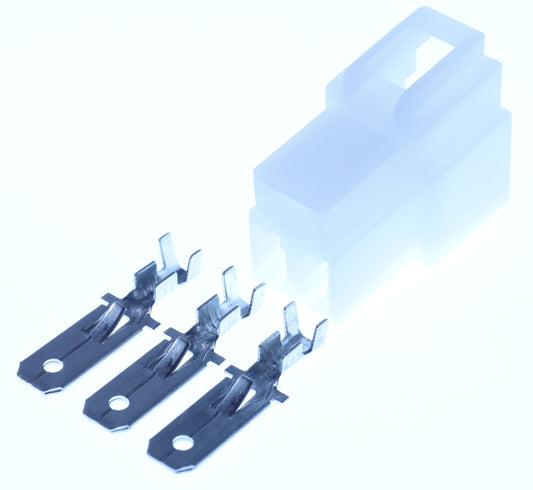 Connector  männlich  3 polig mit Crimpverbinder CSM11523