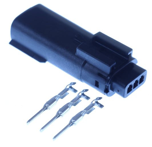 Connector  männlich  3 polig mit Crimpverbinder CSM11526