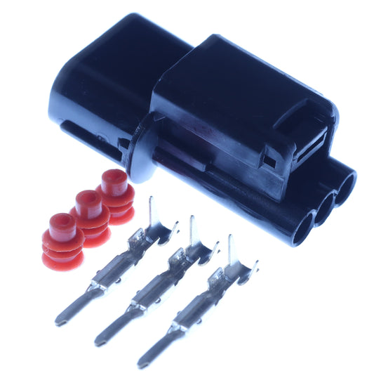 Connector  männlich  3 polig mit Einzeladerabdichtungen & Crimpverbinder CSM11539