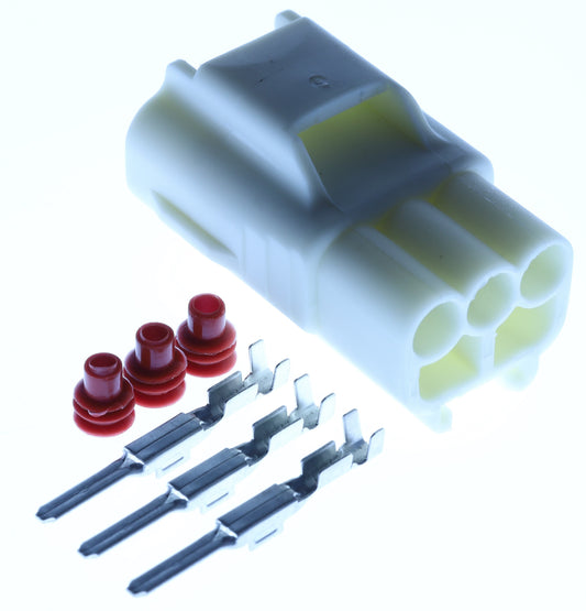 Connector  männlich  3 polig mit Einzeladerabdichtungen & Crimpverbinder CSM11559