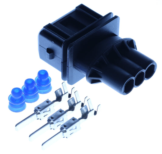 Connector  männlich  3 polig mit Einzeladerabdichtungen & Crimpverbinder CSM11564