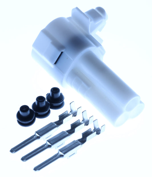 Connector  männlich  3 polig mit Einzeladerabdichtungen & Crimpverbinder CSM11567