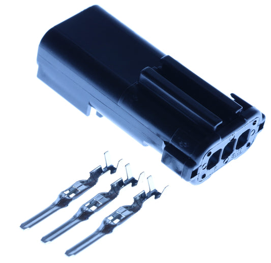 Connector  männlich  3 polig mit Crimpverbinder CSM11599