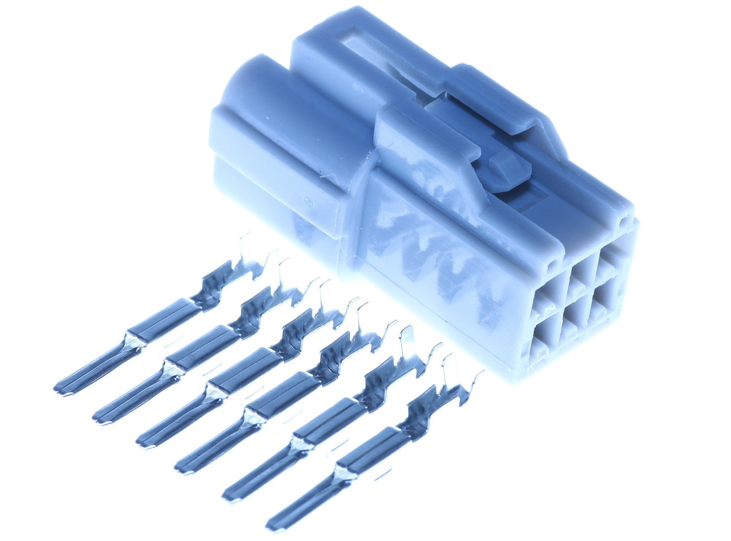 Connector männlich 6 polig mit Crimpverbinder CSM13094