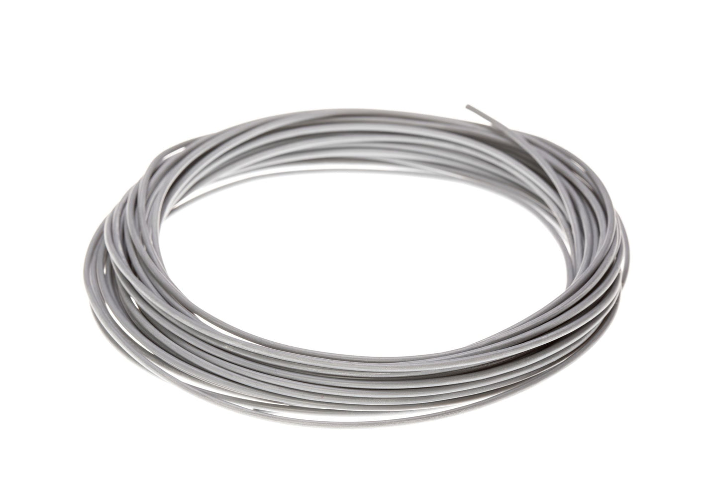 Silikonový kabel SIFF šedý 0,5mm² s měděným cínovaným jemným drátem 10m VPE
