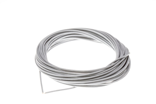 Silikonová linka SIFF Šedá 0,75 mm² s měděným montážním jemným drátem 10m VPE