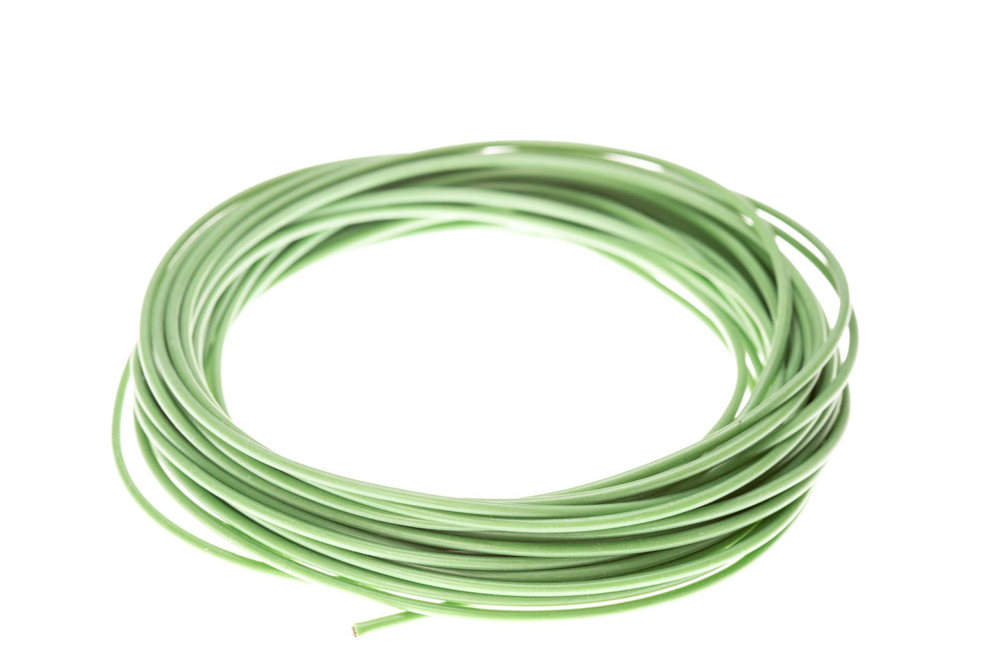Silikonová linka SIFF Zelená 0,75 mm² s měděným montážním jemným drátem 10m PC