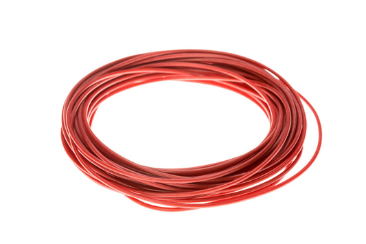 Silikonová linka SIFF RED 0.75mm² s měděným plechovidním pramenem 10m VPE