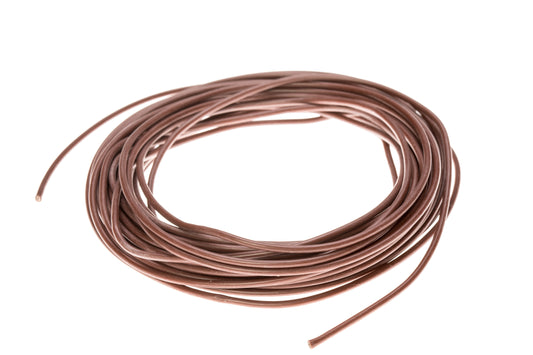 Silikonový vodič Siff braun 1,50mm2 s mědí cínovaným nejjemnějším vodičem 10m VPE