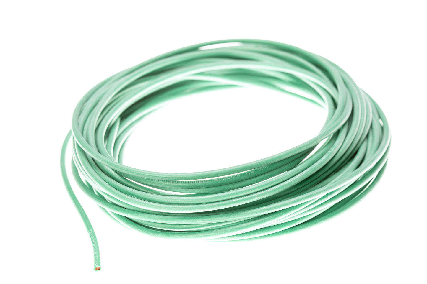 Silikonová linka Siff zelená 1,50mm2 s mědí cínovaným nejjemnějším vodičem 10m VPE