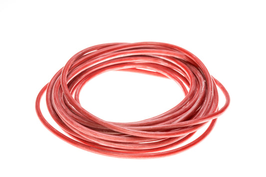 Silikonový kabel SIFF červený 4,00mm² s měděným cínovaným jemným drátem 5m VPE