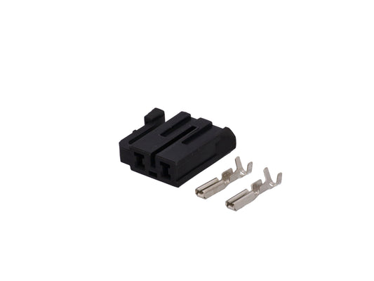Connector  weiblich  2 polig mit Crimpverbinder
