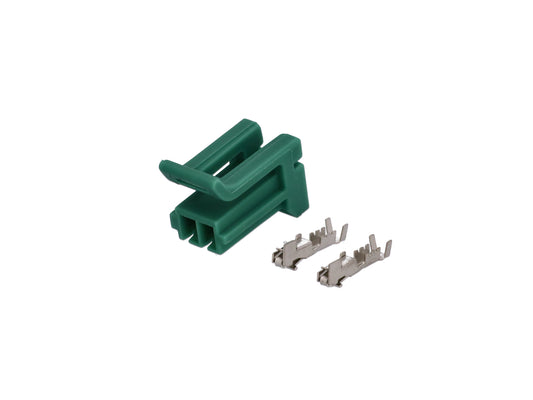 Connector  weiblich  2 polig mit Crimpverbinder