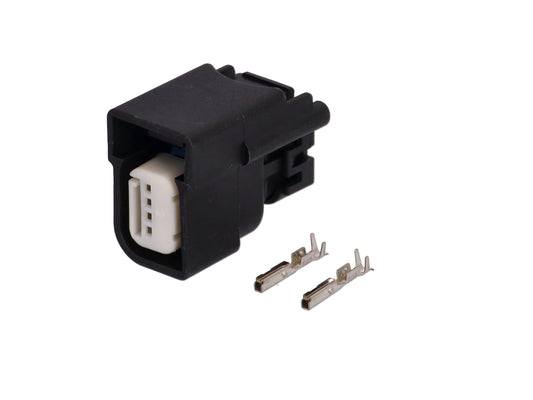 Connector  weiblich  2 polig mit Crimpverbinder