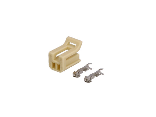 Connector  weiblich  2 polig mit Crimpverbinder