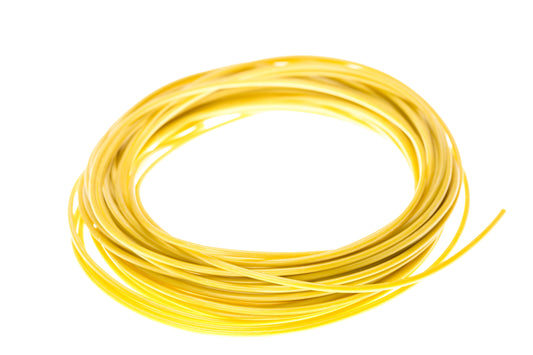 Silikonleitung SIFF gelb 0,75mm² mit Kupferverzinnter feinstdrähtiger Litze 10m VPE