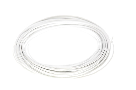Cable de silicona SIFF WHITE 1.50mm² con vínculo fino con estañado de cobre 10M VPE